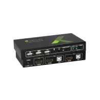 Techly 028696 Przełącznik KVM 2x1 HDMI/USB 4K*60Hz