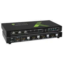Techly 028702 Przełącznik KVM 4x1 HDMI/USB 4K*60Hz
