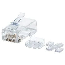 Wtyk RJ45 8P/8C Cat6a UTP, drut, linia PRO, 80 szt