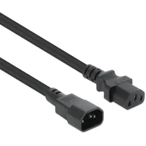 Kabel zasilania PC przedłużacz C13 na C14 1m
