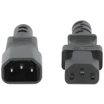 Kabel zasilania PC przedłużacz C13 na C14 1m