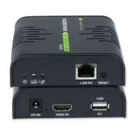 Extender KVM HDMI/USB 1080p60Hz do 120m po skrętce Kat6
