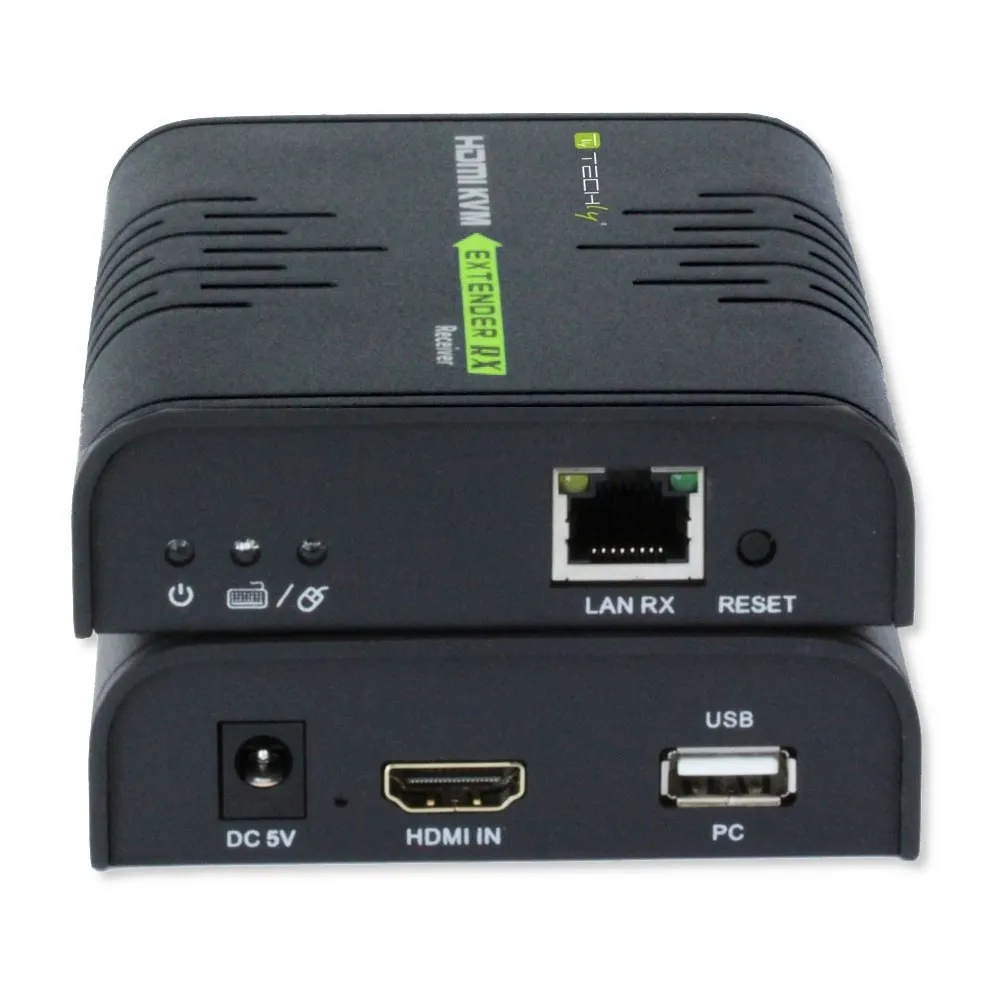 Extender KVM HDMI/USB 1080p60Hz do 120m po skrętce Kat6