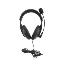 Słuchawki USB stereo nauszne z mikrofonem