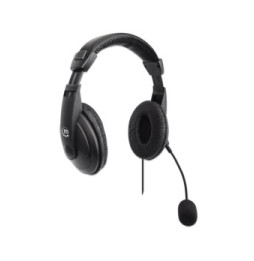 Słuchawki USB stereo nauszne z mikrofonem