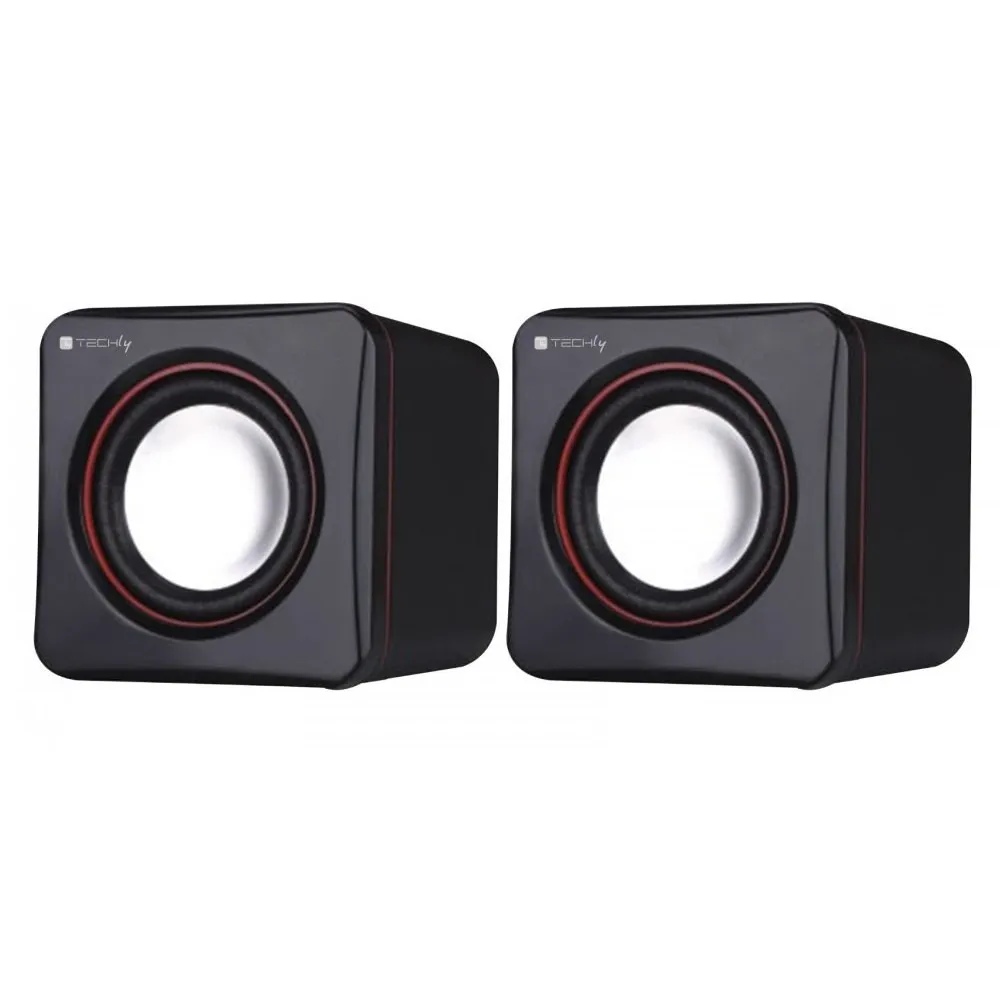 Techly 363241 Mini głośniki 2.0 3W zasilanie USB - B2B Netinet