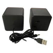 Techly 363241 Mini głośniki 2.0 3W zasilanie USB - B2B Netinet