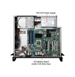 Techly 307377 Obudowa serwerowa ATX Rackowa 19" 4U
