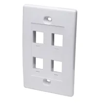 Panel przedni na 4 moduły Keystone, na puszkę natynkową