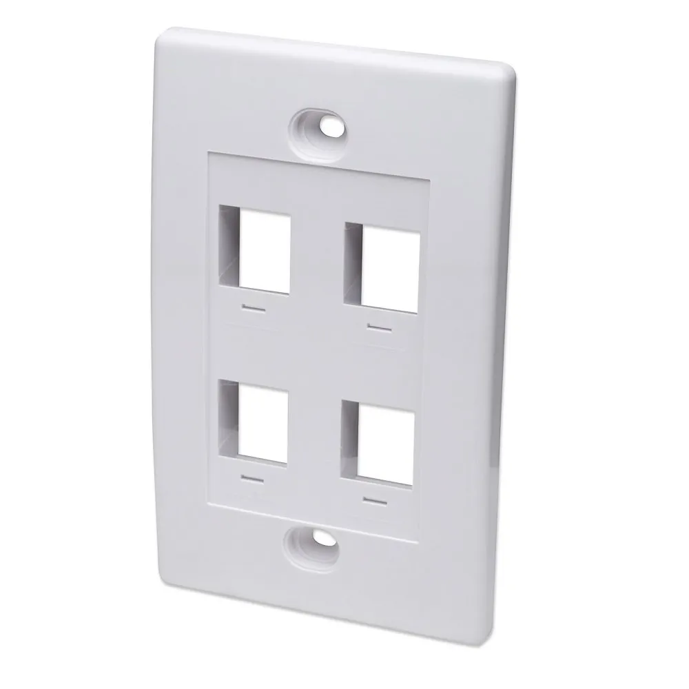 Panel przedni na 4 moduły Keystone, na puszkę natynkową