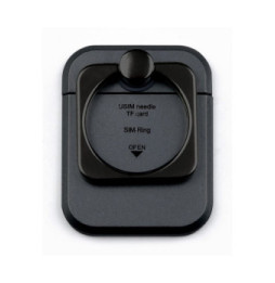 Techly 102680 Uchwyt Ring Holder do telefonu czarny