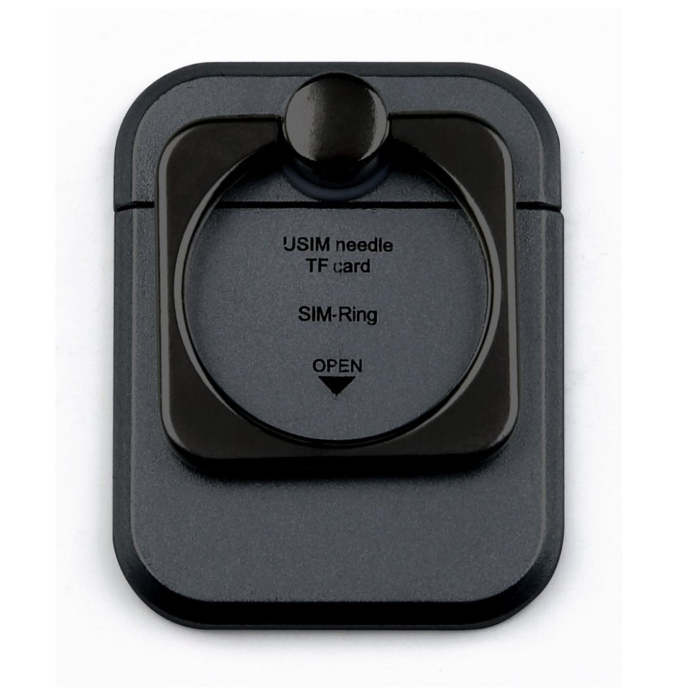 Techly 102680 Uchwyt Ring Holder do telefonu czarny