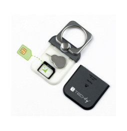 Techly 102680 Uchwyt Ring Holder do telefonu czarny