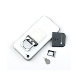 Techly 102680 Uchwyt Ring Holder do telefonu czarny