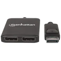 Manhattan 207768 Splitter 1x2 DisplayPort 4K*30Hz MST