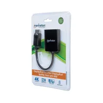 Manhattan 207768 Splitter 1x2 DisplayPort 4K*30Hz MST