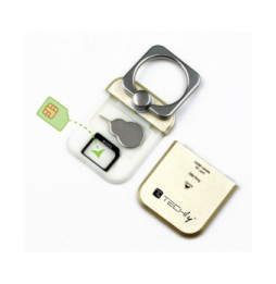 Techly 102697 Uchwyt Ring Holder do telefonu złoty