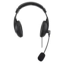 Słuchawki USB stereo nauszne z mikrofonem