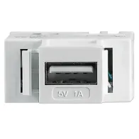 Moduł keystone przelotka USB A 5V 1A