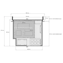 Techly 307377 Obudowa serwerowa ATX Rackowa 19" 4U