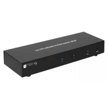 Techly 101928 Przełącznik KVM 2x1 DisplayPort/USB 4K