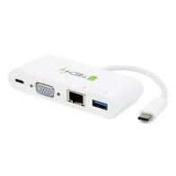 Adaptaer USB-C na USB-A 3.0, USB-C PD, VGA, RJ45 Gigabit