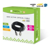 Kabel HDMI na HDMI 2.0 optyczny 4K M/M 10m