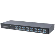 Intellinet 507844 Przełącznik KVM 16x1 VGA/USB do konsoli LCD