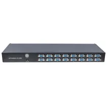 Intellinet 507844 Przełącznik KVM 16x1 VGA/USB do konsoli LCD