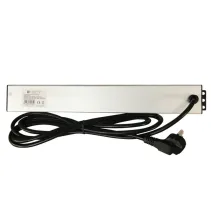 Listwa zasilająca 19" 1.5U, 8x Schuko, kabel 3m Schuko, włącznik