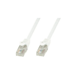 Patchcord utp 0,5M C6 biały