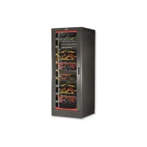 Szafa stojąca złożona 42U 600x600 rack 19 drzwi szkło czarna