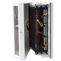 Szafa wisząca 3U płaska szara