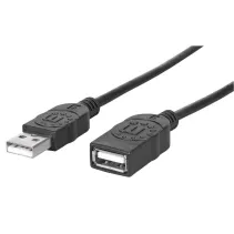 Kabel USB 2.0 USB-A na USB-A M/F 1m