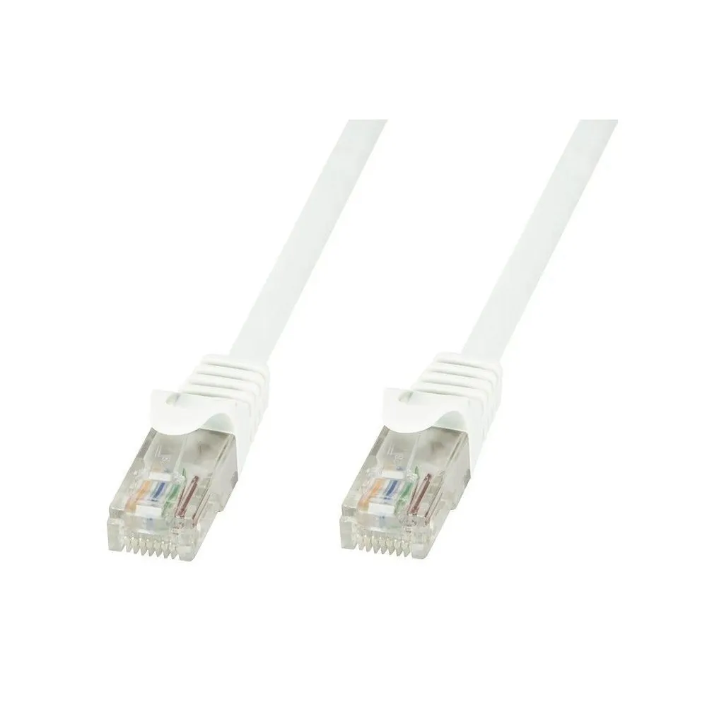 Patchcord Cat6 UTP 15M 100% Cu biały