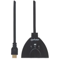Manhattan 207847 Switch 3x1 HDMI 4K*60Hz pigtail automat