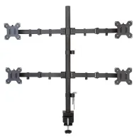 Techly 027521 Uchwyt na 4 monitory 13-27" obrotowy - B2B Netinet