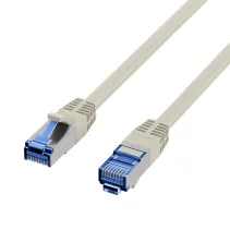 Patchcord Cat6a/Cat7 SFTP 0,5M 100% Cu szary