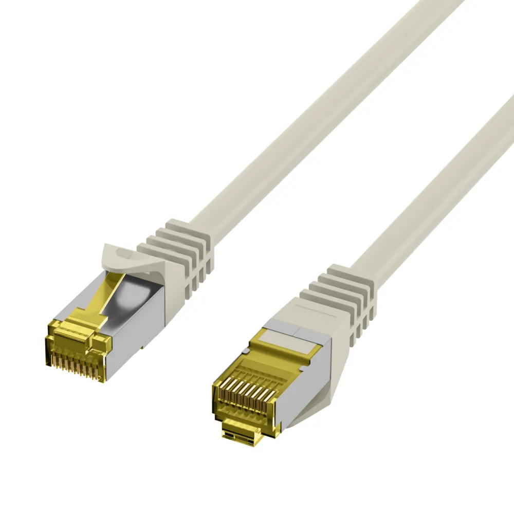 Patchcord Cat6a/Cat7 SFTP 3M 100% Cu szary