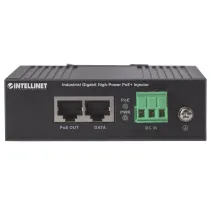 Zasilacz PoE+ Gigabit, 1x RJ45 30W, przemysłowy, DIN