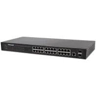Switch zarządzalny 24x RJ45 Gigabit, 2x SFP