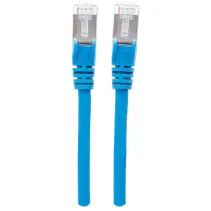 Patchcord Cat6  SFTP 10M 100% Cu niebieski