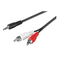 Kabel audio Jack 3.5mm na 2X RCA  M/M 3m