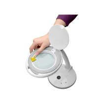 Lupa stojąca 100mm 1,7x podświetlenie LED 80-400lm