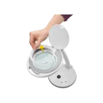 Lupa stojąca 100mm 1,7x podświetlenie LED 80-400lm