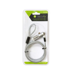 Techly 107296 Linka zabezpieczająca do laptopa Nano Slot