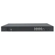 Switch zarządzalny AV 8x RJ45 Gigabit PoE+ 255W, 2x SFP