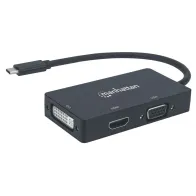 Adapter multiport USB-C 3.1 na HDMI/DVI/VGA M/F