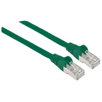 Patchcord Cat5e SFTP 1M 100% Cu zielony