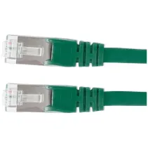 Patchcord Cat5e SFTP 1M 100% Cu zielony